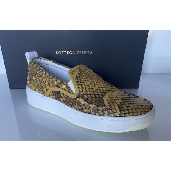Bottega Veneta Python Skin Platform Sneakers 8.5 US (38.5 Euro) 579405 NIB $870 - Picture 3 of 11